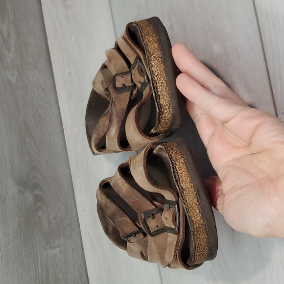 Birkenstock Women Florida Outdoor 3 Straps Sandals flip flop flats shoes sz 8 - Picture 4 of 12